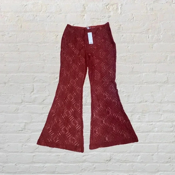 Urban Outfitters Lace Pants - Flare Leg - Picture 2 of 3